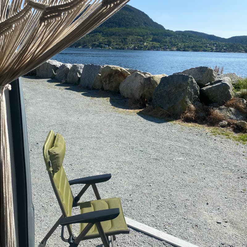 Aussicht Stellplatz in Jorpeland