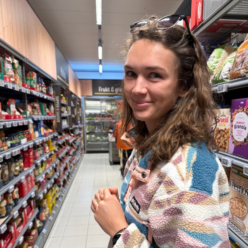 Sassi im Supermarkt - Norwegen