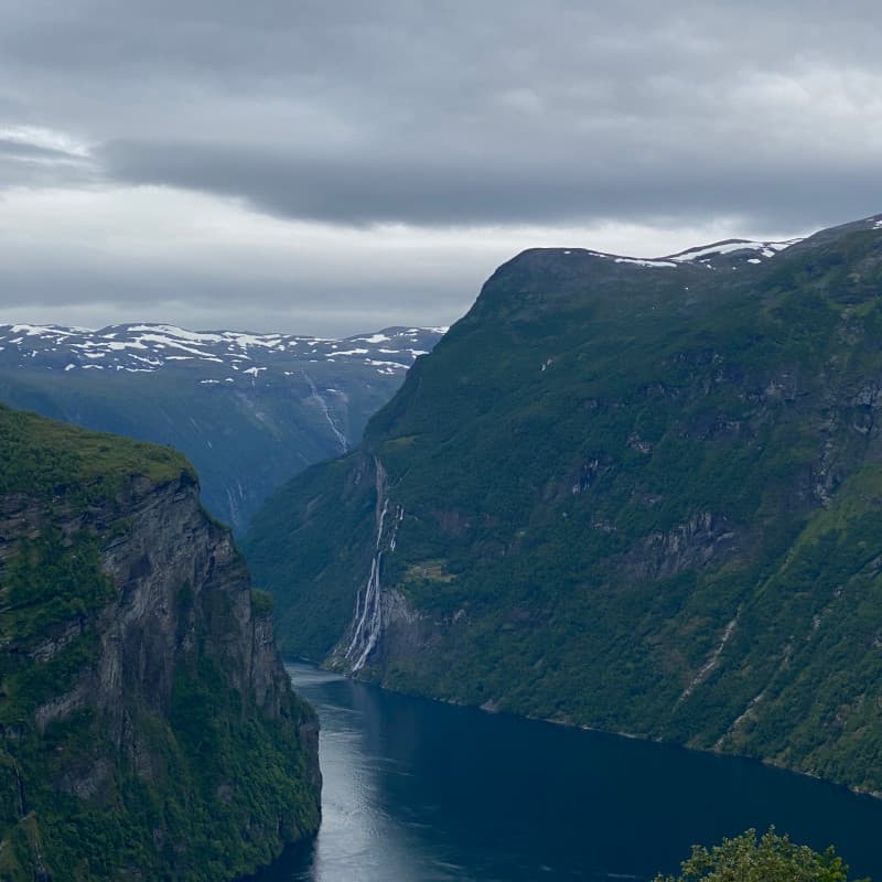 Aussicht Geiranger Fjord