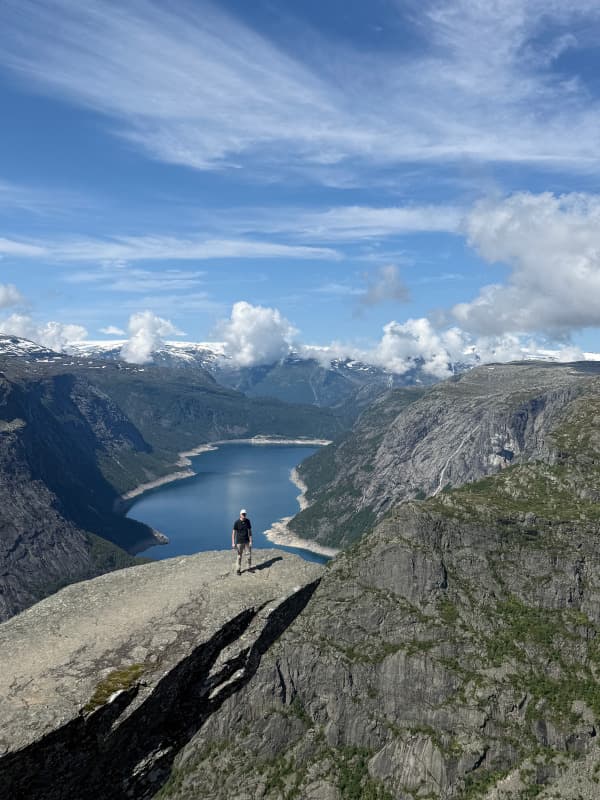Fabi auf der Trollzunge - Trolltunga