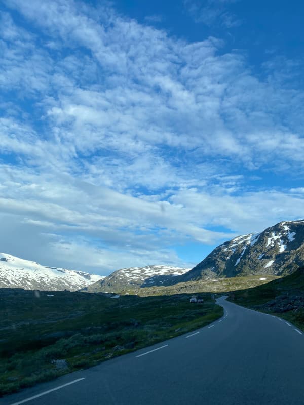Fahrt Richtung Geiranger - Aussicht Fahrt
