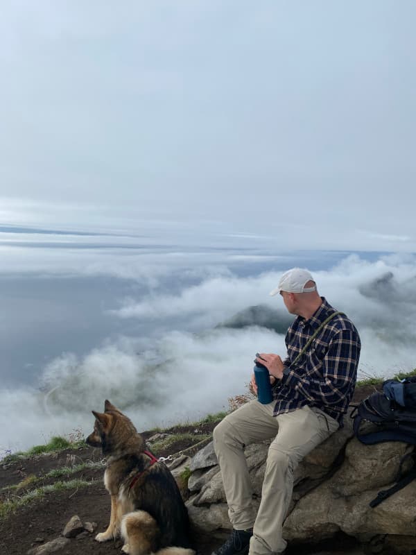Fabi oben auf Reinebringen