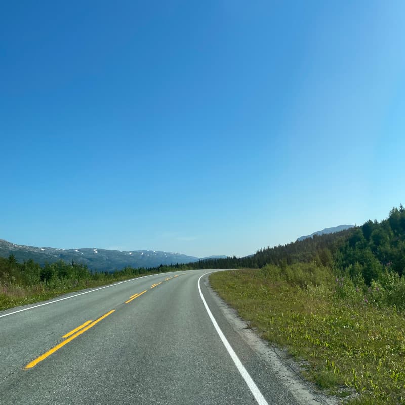 Straße nach mo i Rana