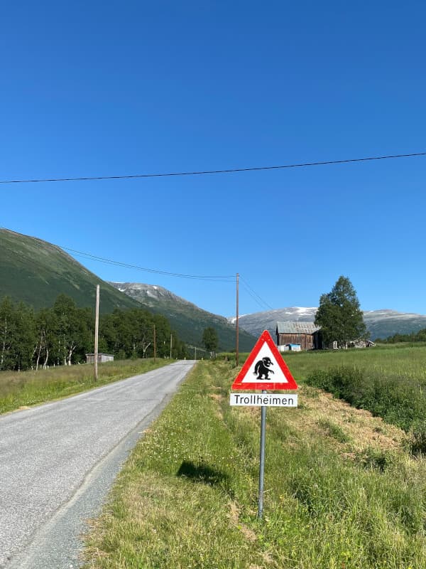Trollheimen - Troll-Warnschild