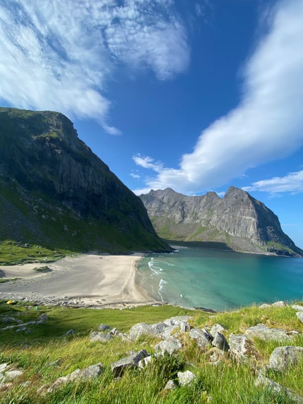 Kvalvika beach Lofoten