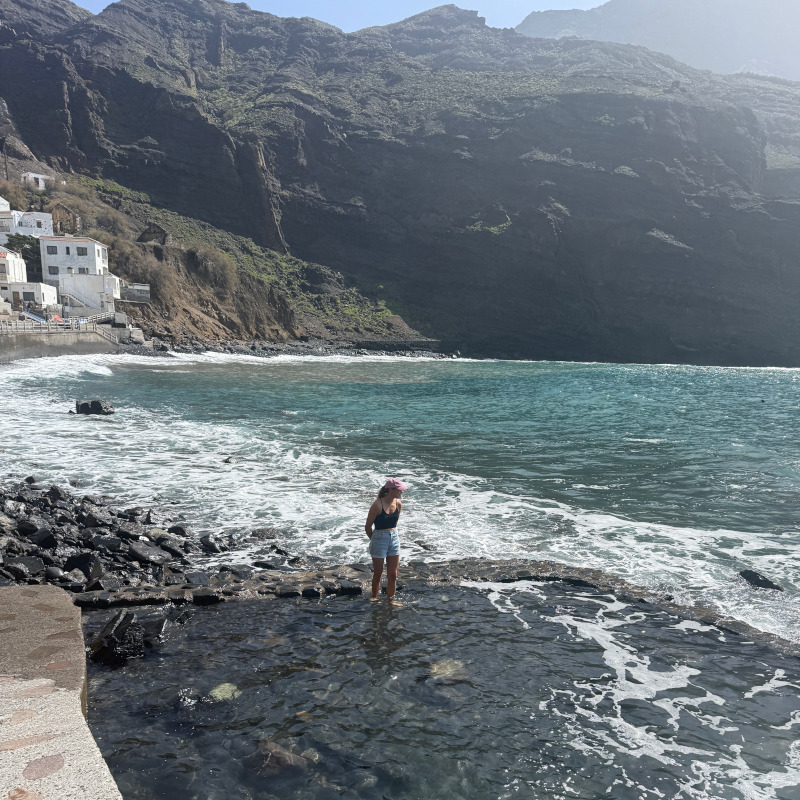 Sassi im Naturpool auf la Gomera